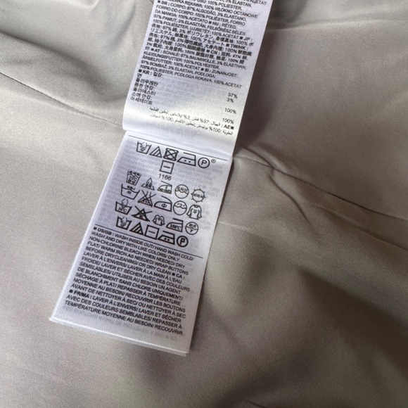 Grey cotton blazer cropped sleeves Banana Republic - Picture 7 of 8